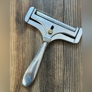 Vintage Aluminum Adjustable Cheese Slicer